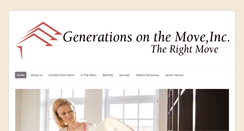 Desktop Screenshot of generationsonthemove.com